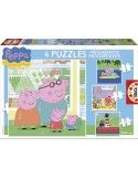 Puzzle progresivo peppa pig 6-9-12-16 piezas Educa Borrás Inicio
