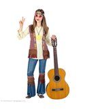 Disfraz hippie niña talla 5-7 años Widmann Disfraces de niña