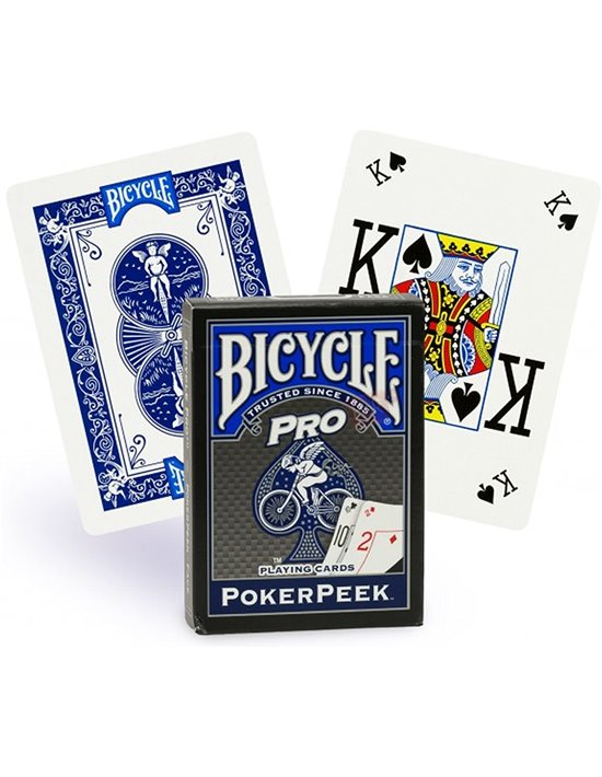 Baraja bicycle pro poker peek azul US Playing Card Co. Póquer