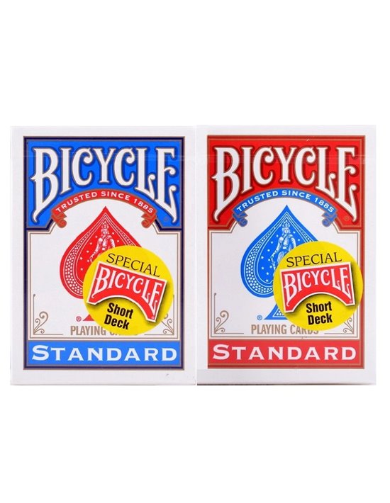 Baraja bicycle cortas azul 1,6 mm menos US Playing Card Co. Cartomagia